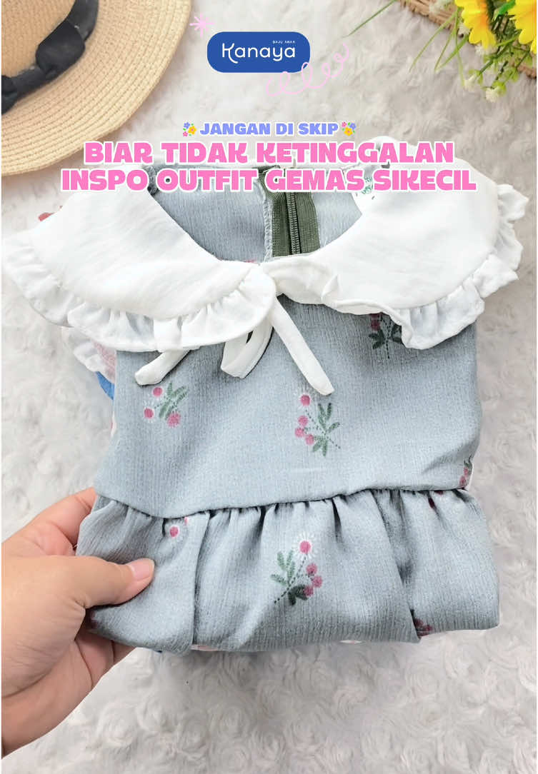 Inspo outfit baby edisi gamis 😍🥰 #ootdanakperempuan #KamiUMKMdiTikTok #tokobajuanak #gamisanak #gamisanakmuslimah #gamisanakperempuan #gamisanakmurah 