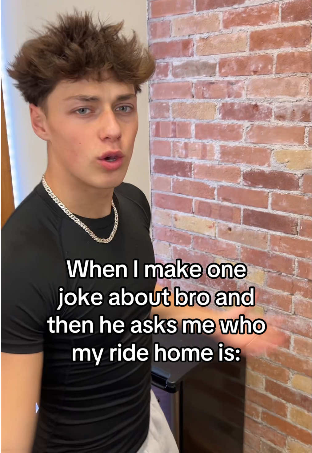 Alright bro too far #relatable #bro #thatonefriend #driving #funny #funnytiktok 