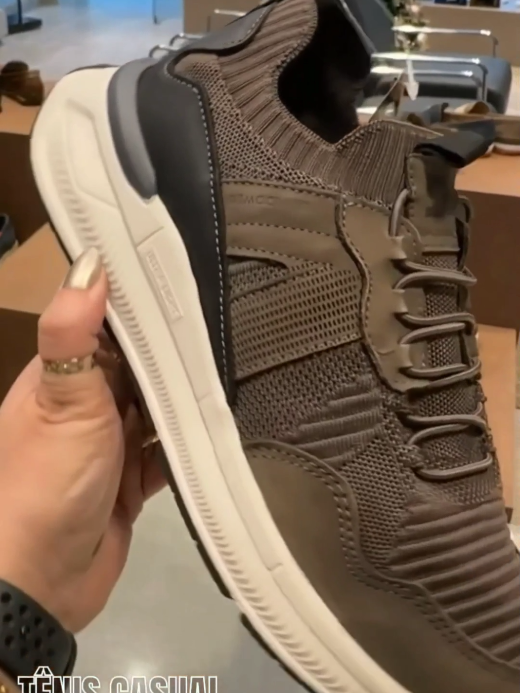 👟Tênis Masculino Ultra Light - Marrom  