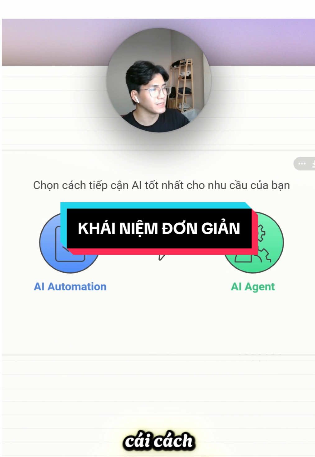 Khái niệm đơn giản về AI Automation và AI Agent 😁 bạn có thể hỏi thêm về AI hoặc tìm hiểu thêm về 2 thuật ngữ này 😁 #ai #automation #aiautomation #aiagency #aiagent #canhtoanautomate #makehq 