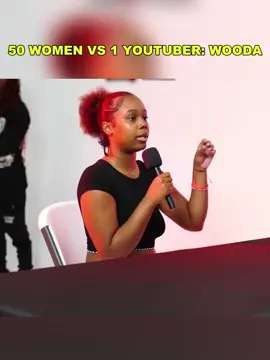50 WOMEN VS 1 YOUTUBER: WOODA #fyp #fouryou #WOMEN #YOUTUBER