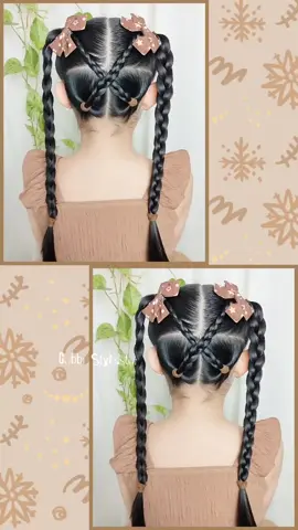 Easiest and cute hairstyle and color of the year✨🤎🤎🤎‼️👧 #hairaccessories #hairstyleideas #cutehairstyle #hairgoals #tiktok??fyppppp👌 