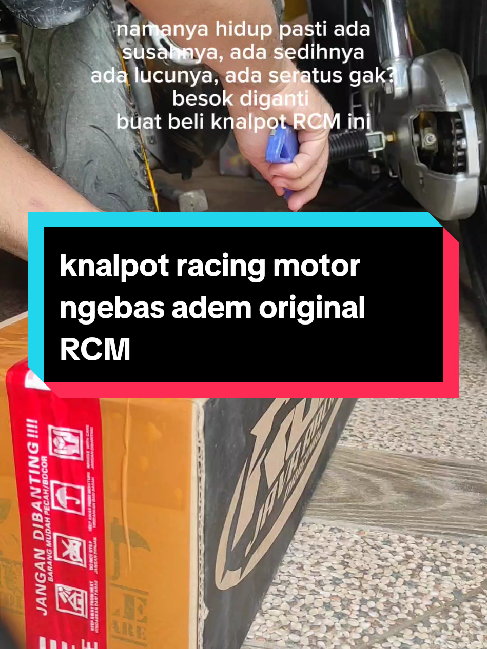 knalpot racing ngebass adem dari RCM produk lokal purbalingga #knalpotracing  #knalpotmotor  #knalpotngebas  #tm_aulawy 