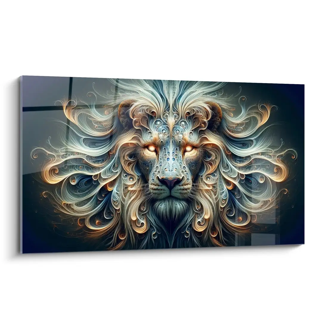 Tableau Souverain Mystique des Vents - Édition Animaux Par Walensky **************************** 🔗 Lien des collections en bio **** https://walensky-shop.fr/products/tableau-animaux-souverain-mystique-des-vents-edition-animaux **** L'inspiration derrière ce tableau lion 🌌L'inspiration pour ce tableau lion est née de ma fascination pour l'infinité des formes et des motifs que l'on peut trouver dans la nature, ainsi que de l'idée d'un lion transcendé au-delà de sa simple présenc...