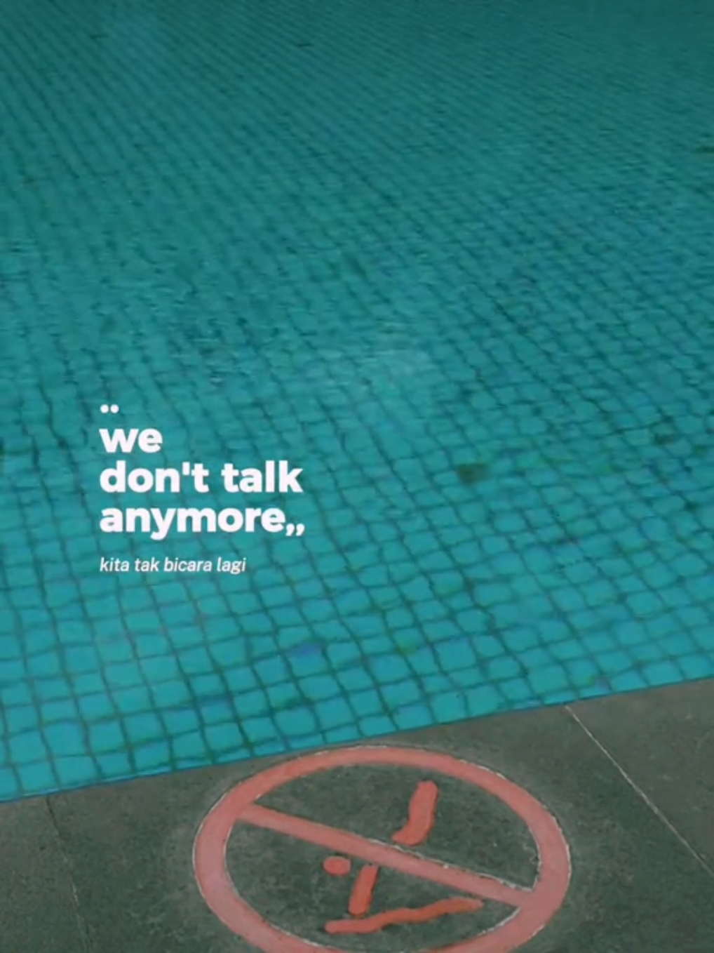 we don’t talk anymore #wedonttalkanymore #lovesong #videolyrics #pool #lyrics #viralvideo #fyp #missyou #xyzabc 