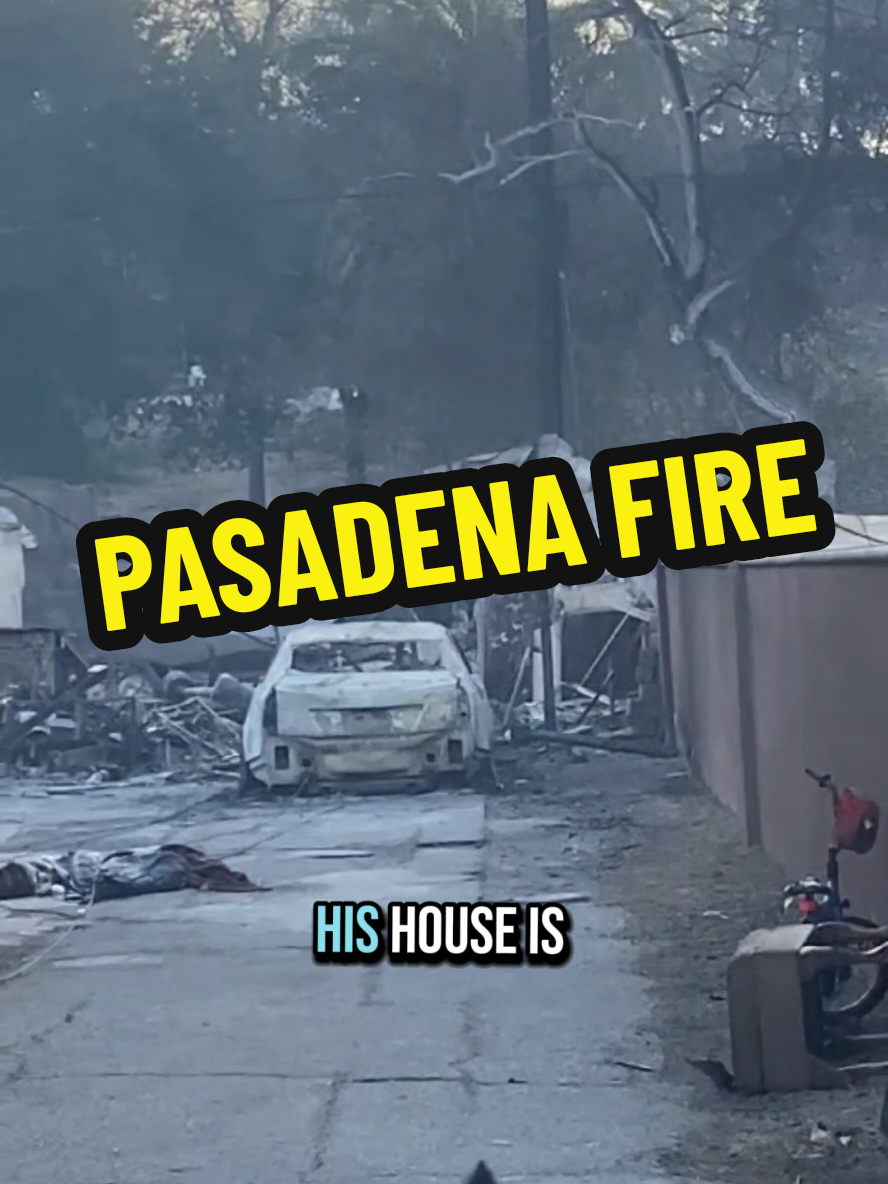 California wild fires in Pasadena leave this one home standing untouched and unbothered. But the homes around it and behind it, have burned completely. The owner says that maybe it didn't burn from the fire because the home did not have a smart meter like his house behind it that did have one. Let me know what's yiur thoughts down below. #palisades #fire #wildfire #lacounty #malibu #greenscreenvideo #fypシ゚viral 