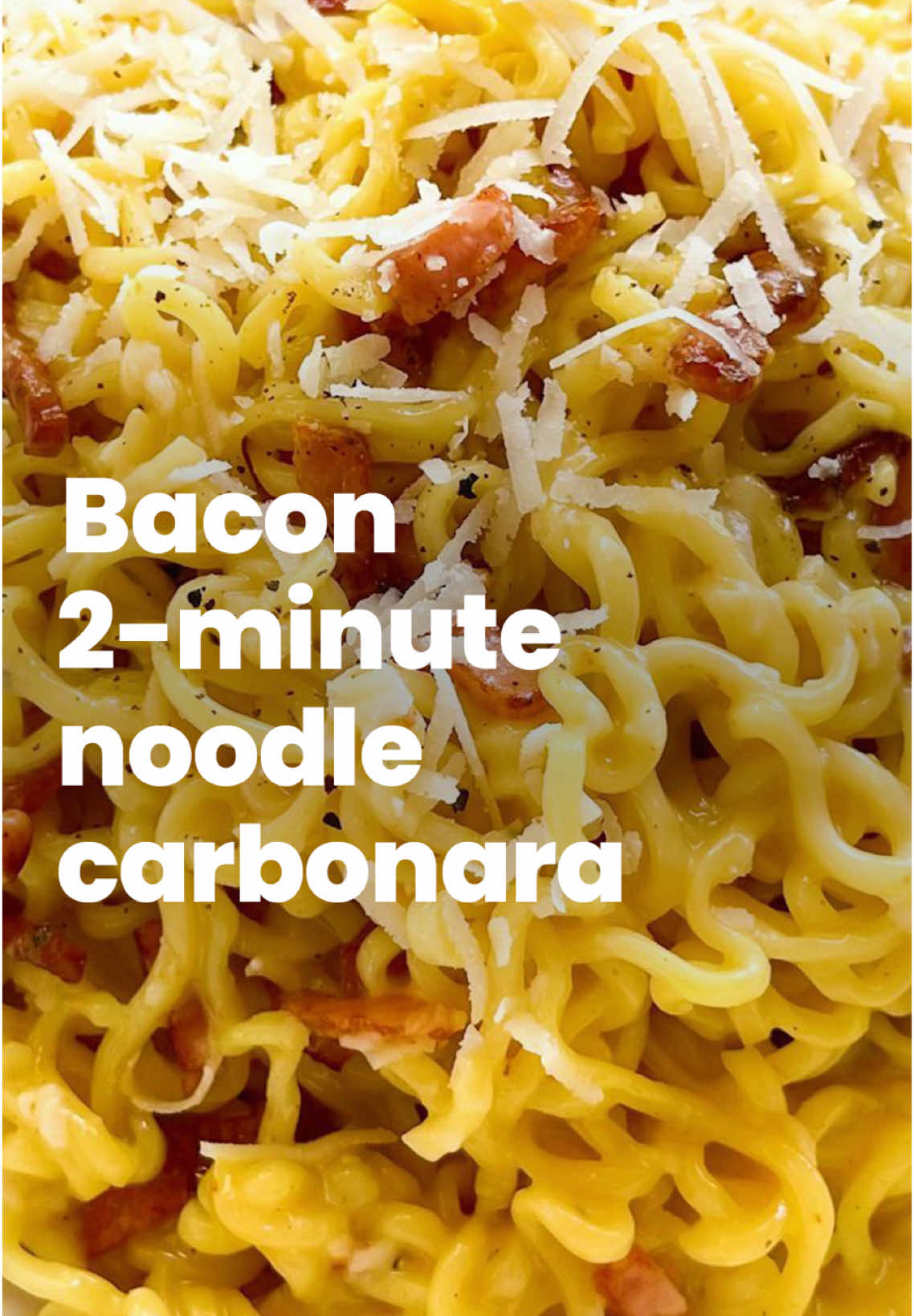 Turn a packet of 2-minute noodles into this cheat’s carbonara. It’s cheesy, creamy and on the table in less than 10 minutes! Recipe at the link in our bio or Google ‘Taste Bacon 2-minute noodle carbonara’. Brought to you by @Coles #noodles #ramennoodles #carbonara #easydinner #easydinners #budgetdinner #DinnerIdeas #budgetmeals