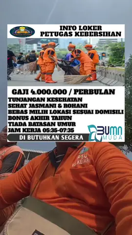 dibutuhkan segera petugas kebersihan  #loker #lowongankerja #2024 ##2025 #petugas #petugas #kebersihan #kebersihansebagiandariiman 