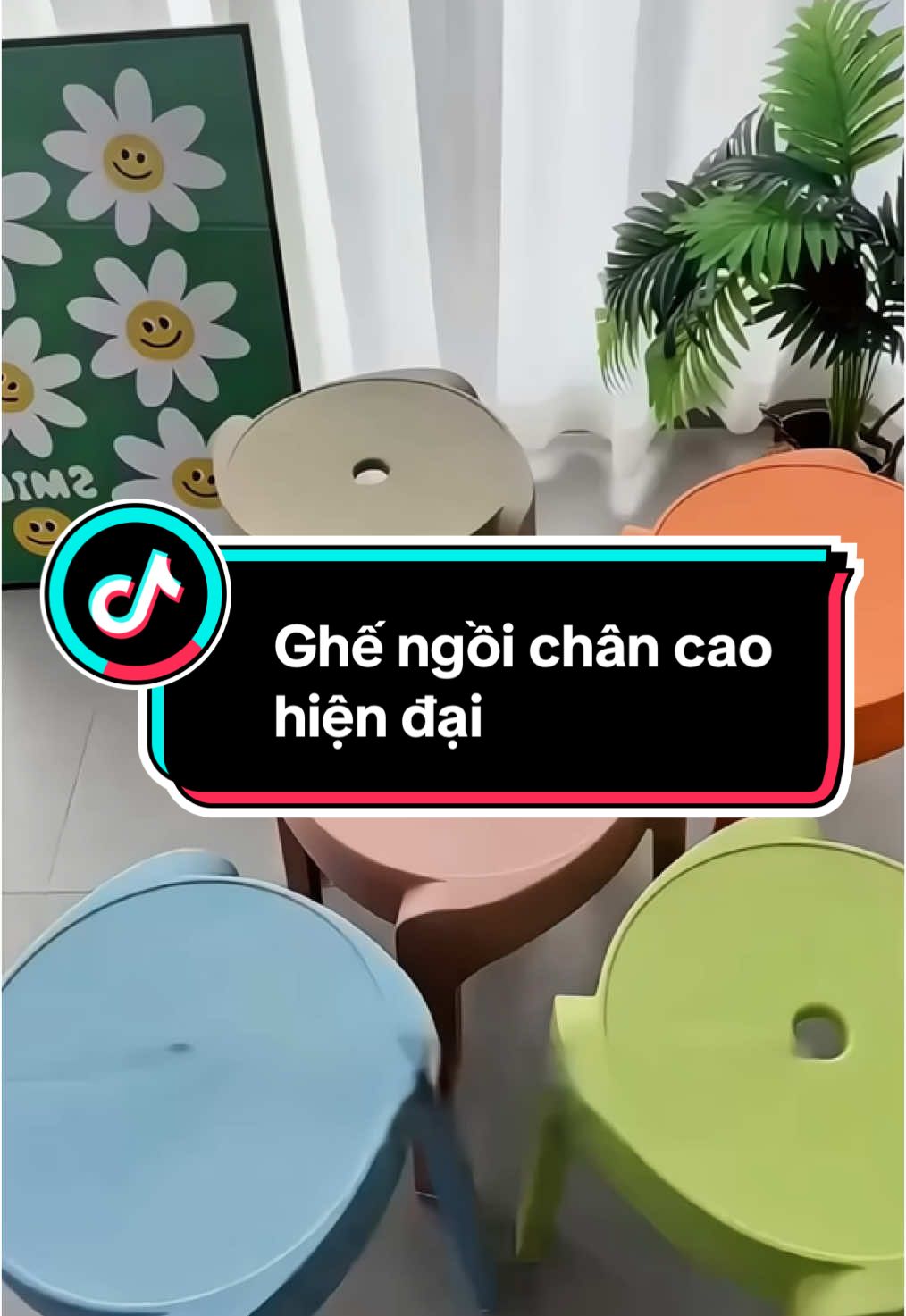 Ghế ngồi chân cao hiện đại #ghengoichancao #ghengoi #ghenhua #ghexepgapgon 