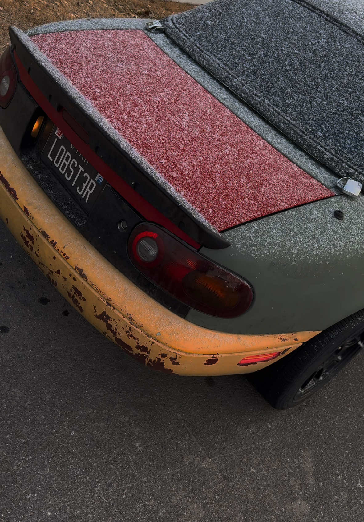 Yata on brrr ❄️🌨️  #miata #shitbox #boosted #miatatok #cutecar #cartok #projectcar #mazdausa #mazda #mazdamiata 