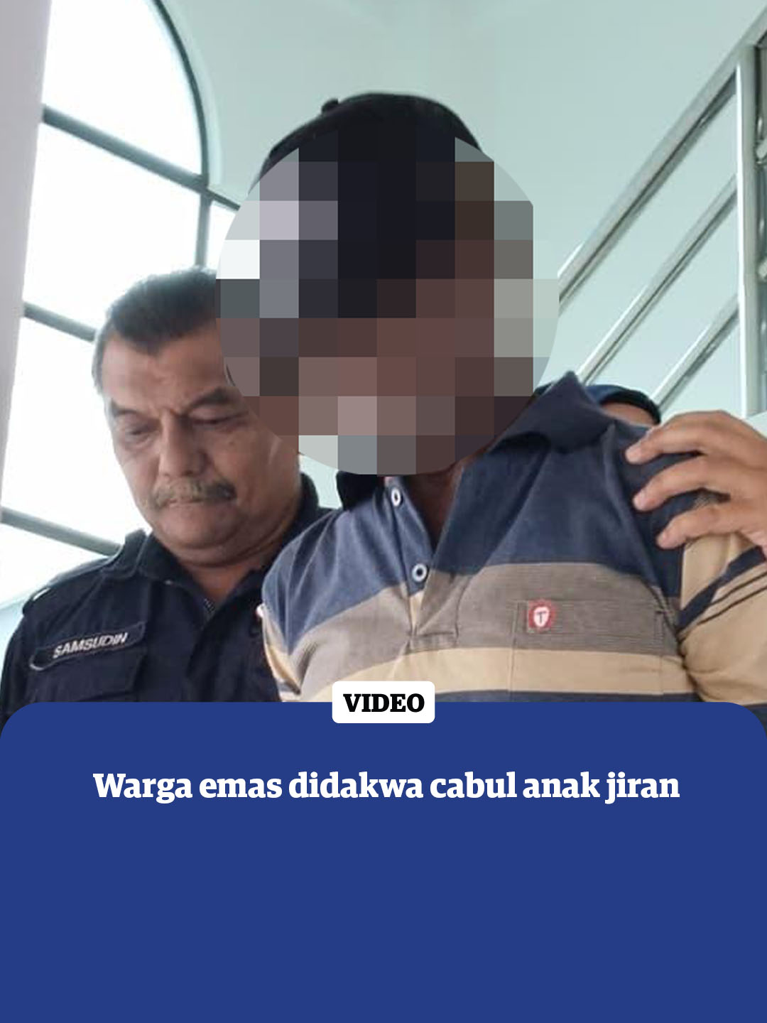 Warga emas didakwa cabul anak jiran