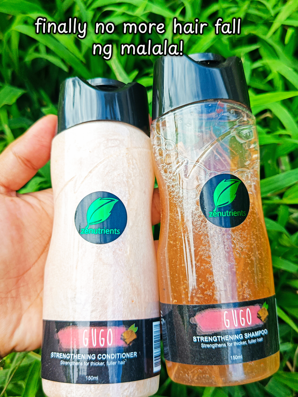 All natural ingredients anti hair loss shampoo and conditioner #antihairfallshampoo #antihairfall #gugoshampooandconditioner #hairfallsolution #hairfallcontrol #viralvideo #fyp #trendingvideo #foryou #trendingvideo 