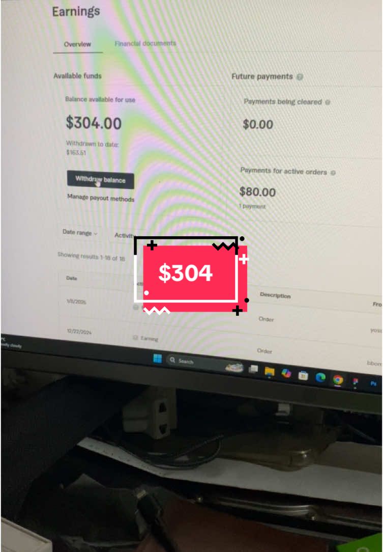 LIVE FIVERR WITHDRAW $304 #fiverr #fiverrseller #uidesign #fiverrwork #uiuxdesign #websitedesign 