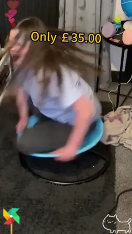 We recommend this MOONLAND Children's Sensory Swivel Chair! For autism, special educational needs and balance development , non-slip base! It's really great!