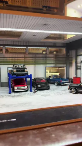 Displays looking good 🤙🏼🔥 #diecast #164scale #miniature #minishop #customs #trucks #collection #shop #fyp 