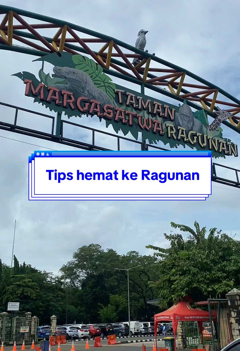 naik transportasi umum lebih hemat gengss~ #tipshemat #ragunan #ragunanzoo #jalanjalan #jakarta 