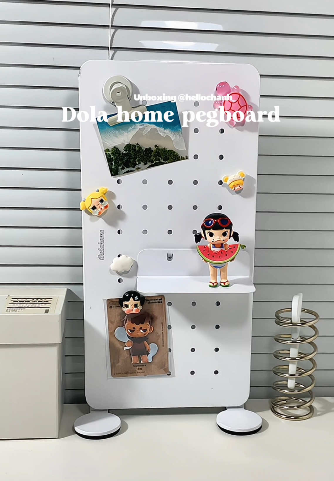 📸🎱Em này decor siu xinh lun á mng ơi ✨#bangpegboard #unboxing #decor #decorbanhoc #decorbanlamviec #thichonha #muataitiktokshop #dolahome #tuyen2108 