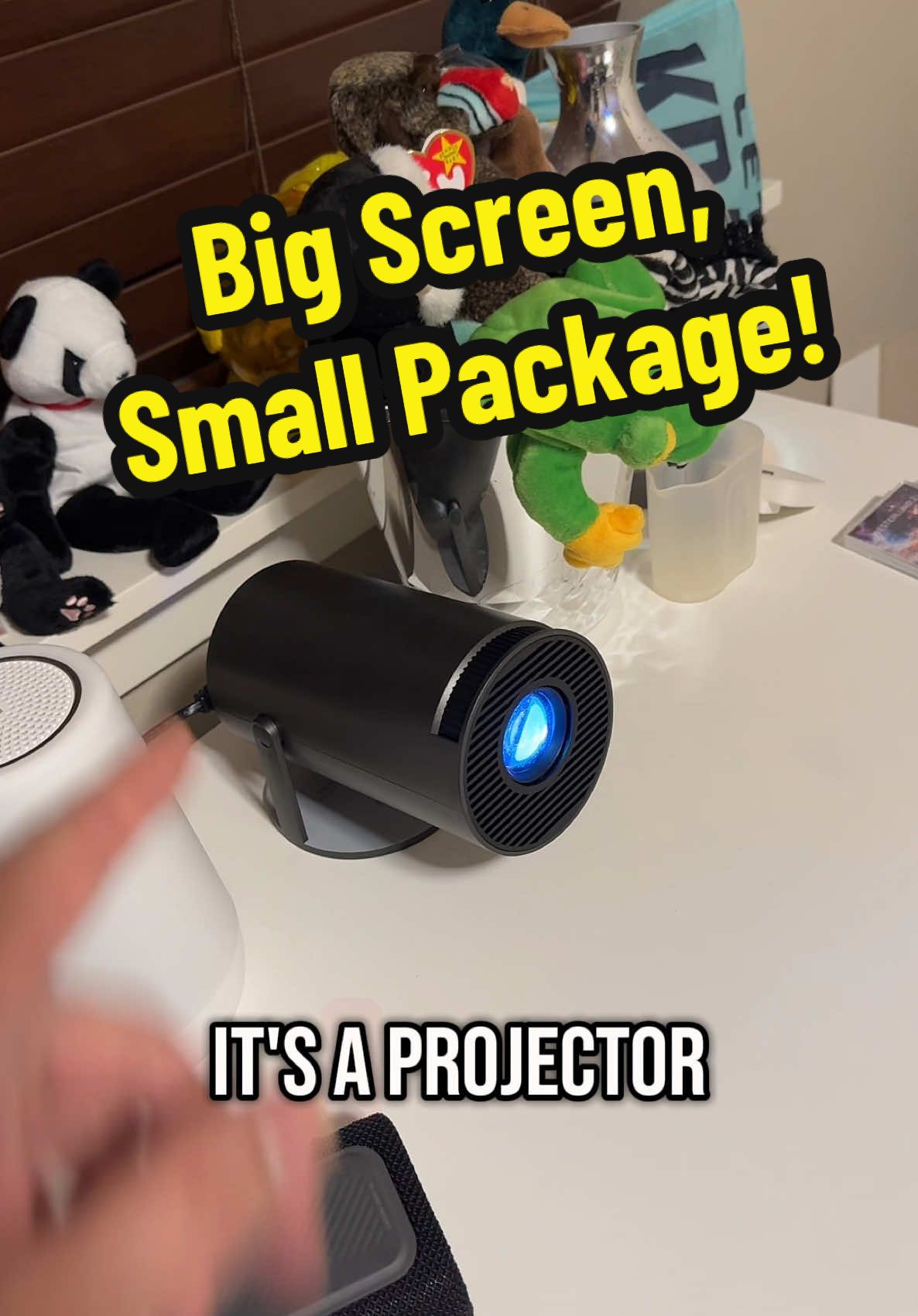 Replying to @marciatini Bring the cinema home with the Magcubic portable projector! Perfect for movie nights, gaming, and more. 🎥✨ #TTSDelightNow #MovieNight #projector 