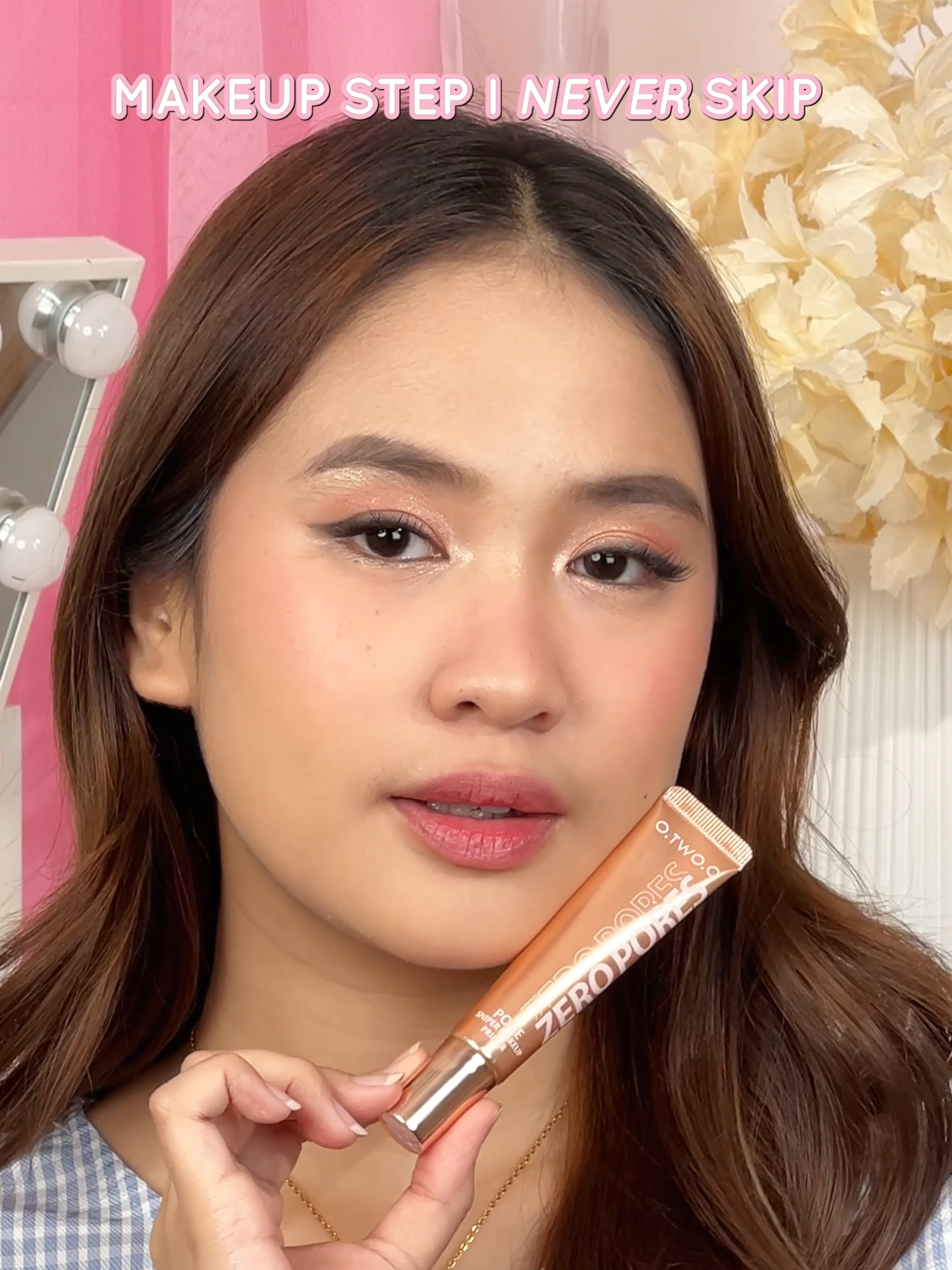 Your makeup routine’s new MVP: Zero Pore Primer 🎀😘 Pores don’t stand a chance! 🤭#OTWOO #beauty #otwoozeroporeprimer