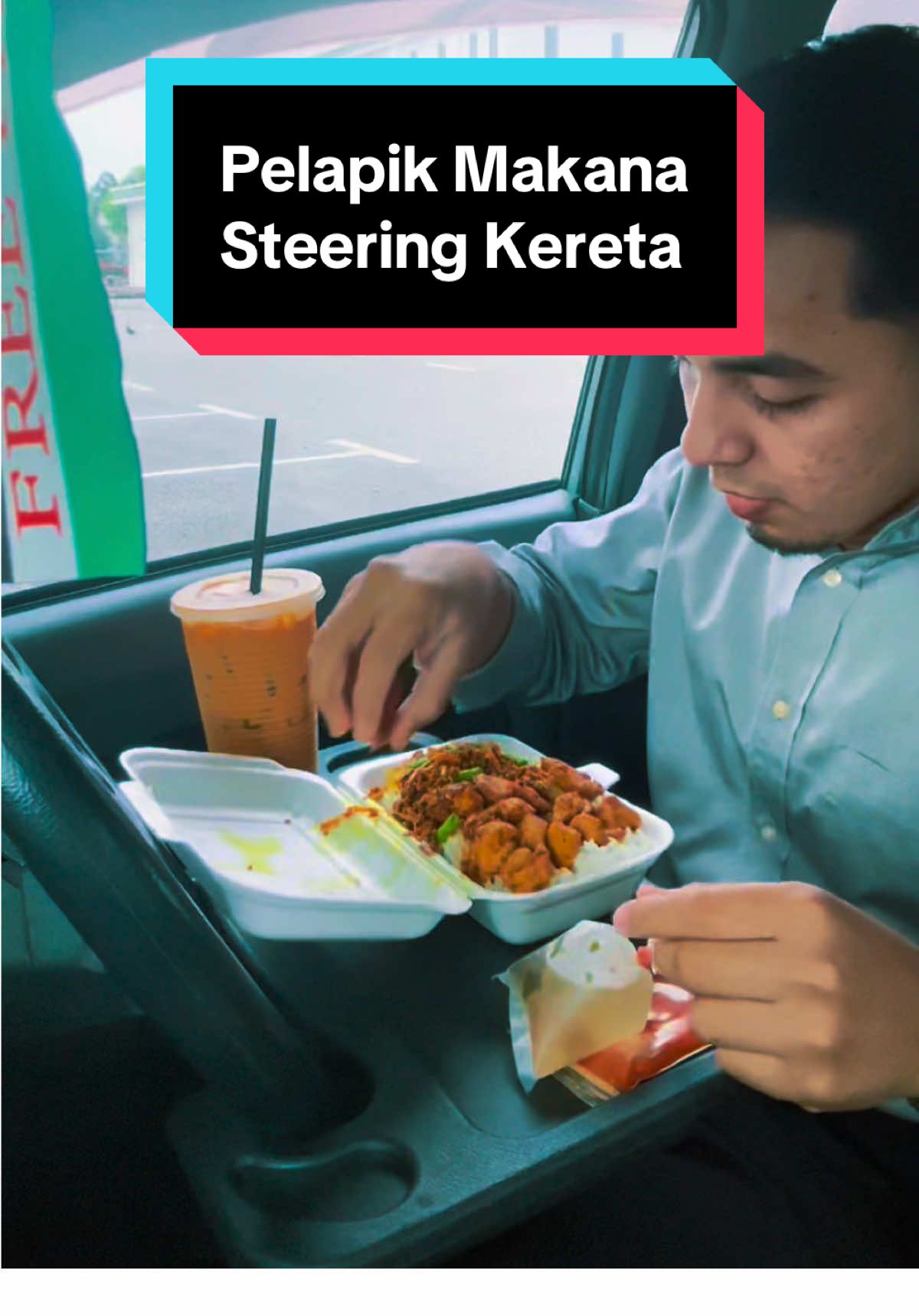 Hiduplah tanpa mengikut standard orang lain! #pelapikmakanan #Carsteeringstray #steeringtray #traveltray 