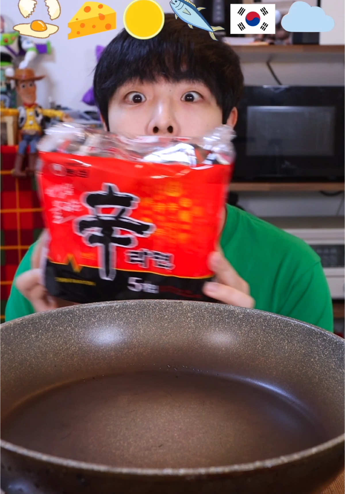 Shin ramyun 🔥 #mukbang #asmrfood #tiktokfood 