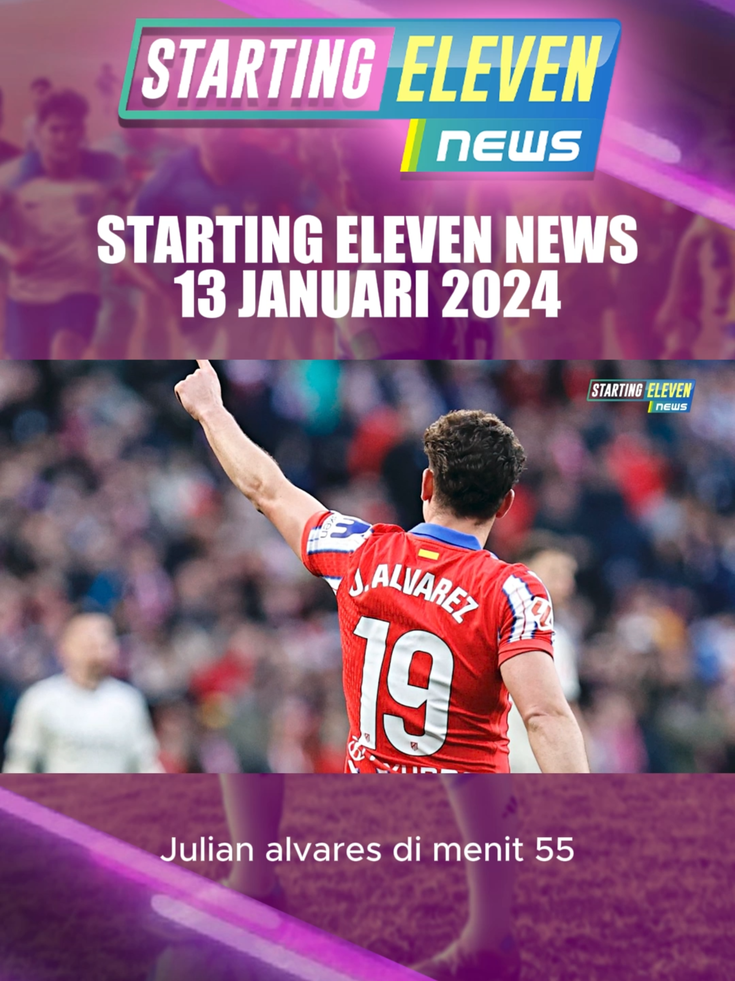 PART 1 Berita Bola Terlengkap Hari Senin, 13 Januari 2025 : GILA! Flick Lampaui Pep 🥳 WOW! Kluivert Bawa Dirk Kuyt? 😱 KEJUTAN! Garnacho Ke Napoli? #StartingEleven #BeritaBola #BeritaBolaTerkini #BeritaBolaTerbaru --------------------------------------- --------------------------------------- Beli Kaos Bola Official Merchandise Starting Eleven! Disini ⬇️ ⬇️ ⬇️ Cek Link di Bio