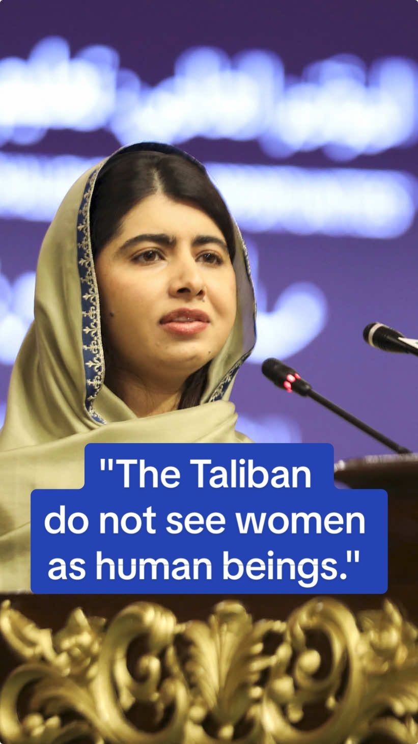 Nobel Peace Prize winner Malala Yousafzai spoke at the inaugural conference on girls' education in the Muslim world.  She urged Muslim leaders to back efforts to make 