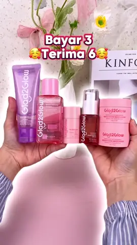 ❤️ Wow wow wow! SET 6pcs Glowing dari G2G lagi ada terjun payung nih harganya 😝✨ Kamu mau nolak nih? Mending sekarang checkout di TikTok live 💖 #G2G #6pcsGlowingSet #kulitkusam #mencerahkan #glowingskin #brightening #niacinamide #alphaarbutin #G2G6pcs 