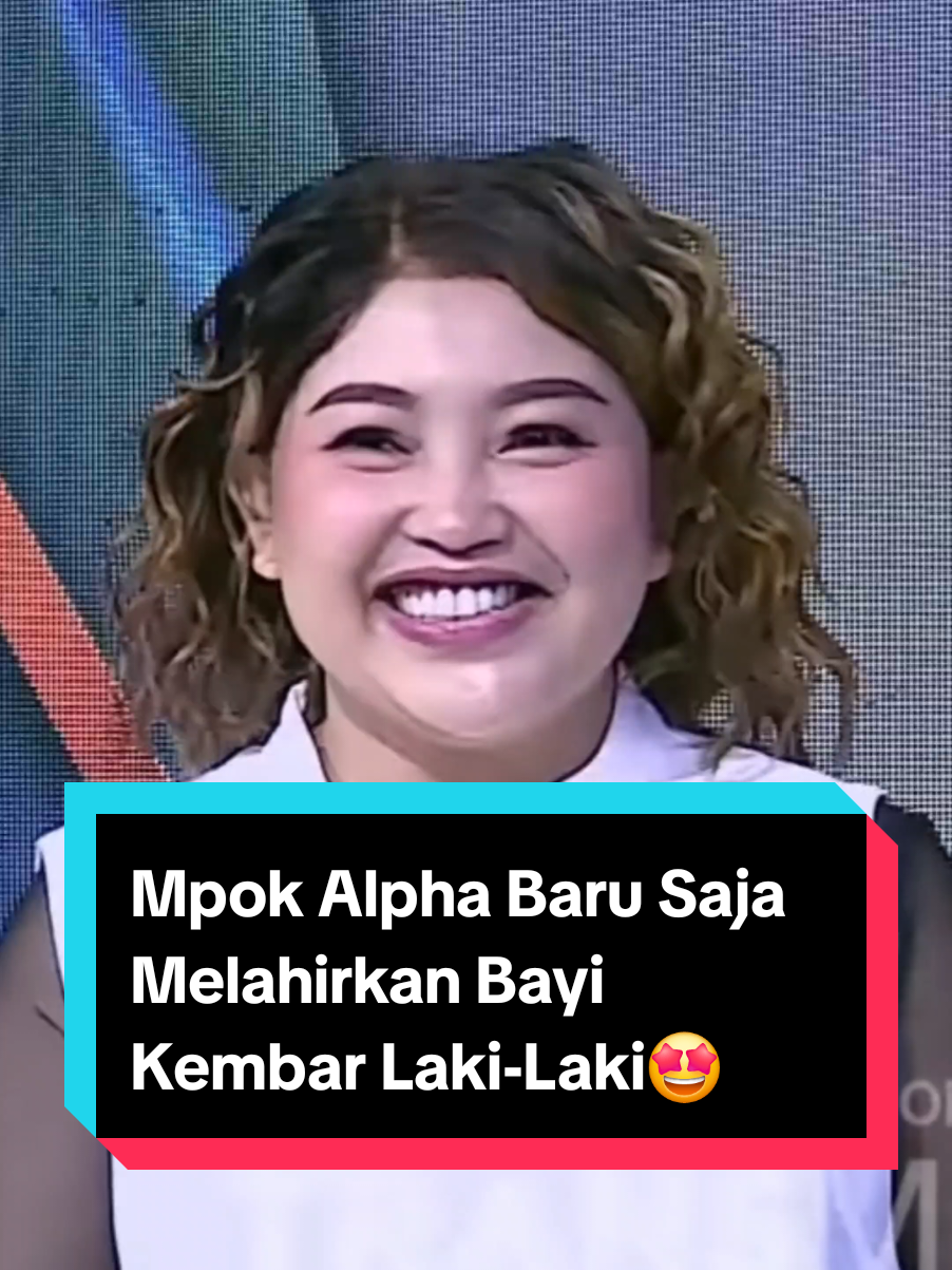 Mpok Alpha bikin heboh! Usia 37 tahun lahirin anak kembar 😍👶👶