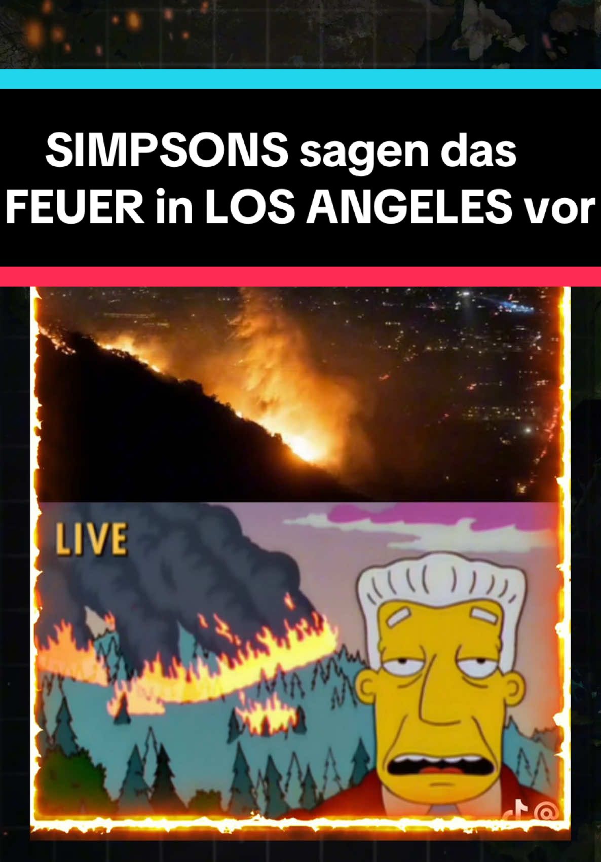 Simpsons sagen das Feuer in Los Angeles voraus  #losangelesfire #losangeles 