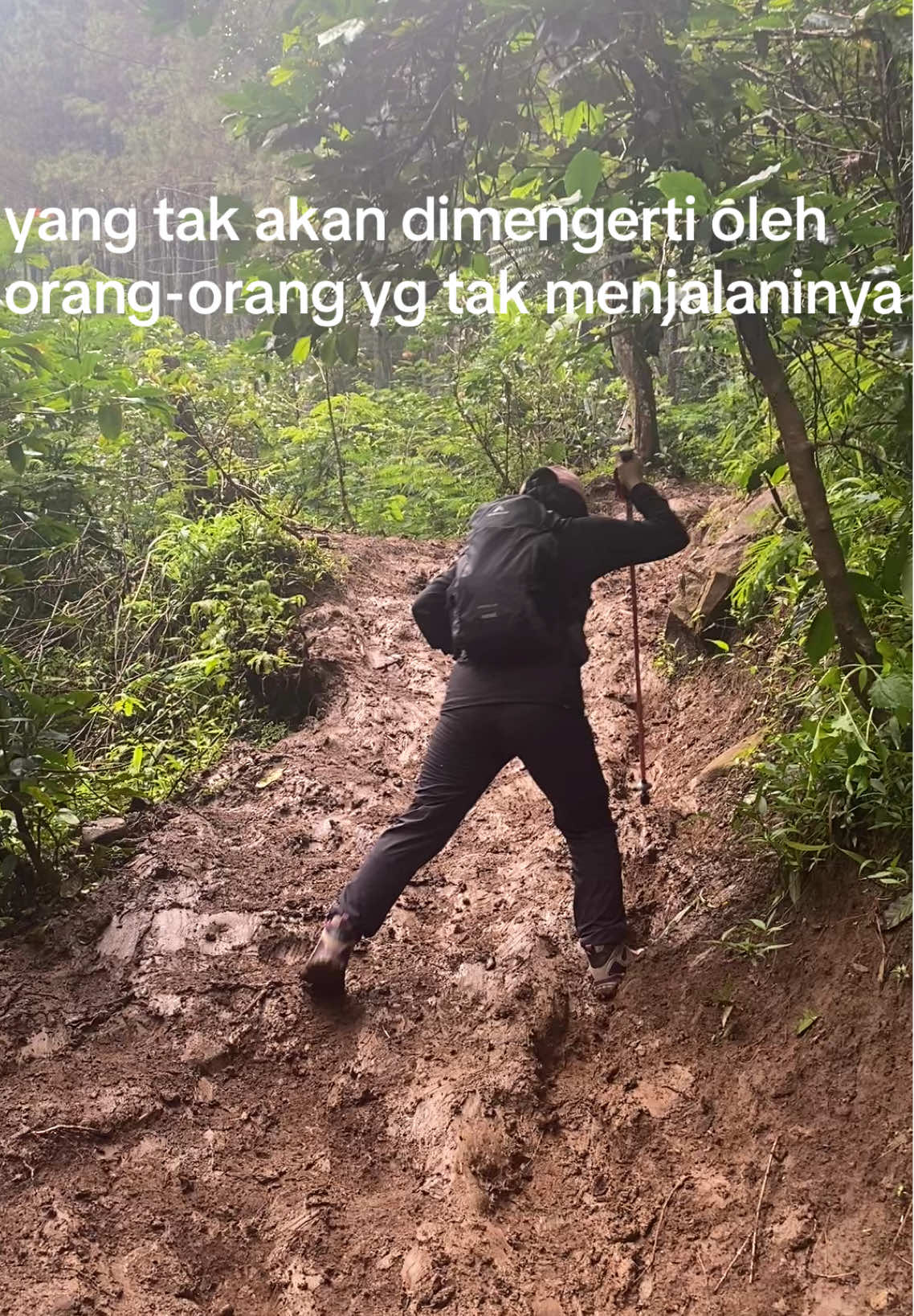 Mendaki gunung adalah seni…. betul apa betul? 😍✅#Hiking#tracking#gunungsangar 