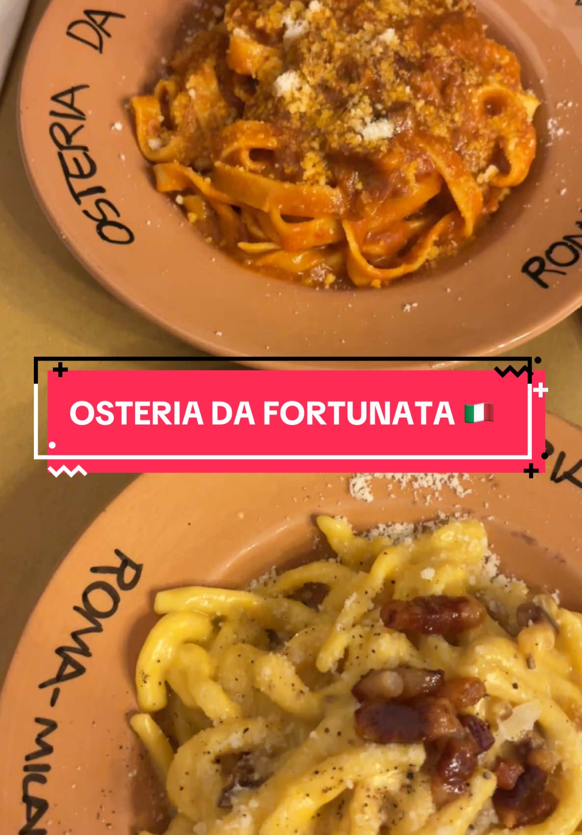 The best in Bologna 🇮🇹🤌 #osteriadafortunata #bologna #food #italianfood #osteria #carbonara @osteriadafortunata 🇮🇹❤️