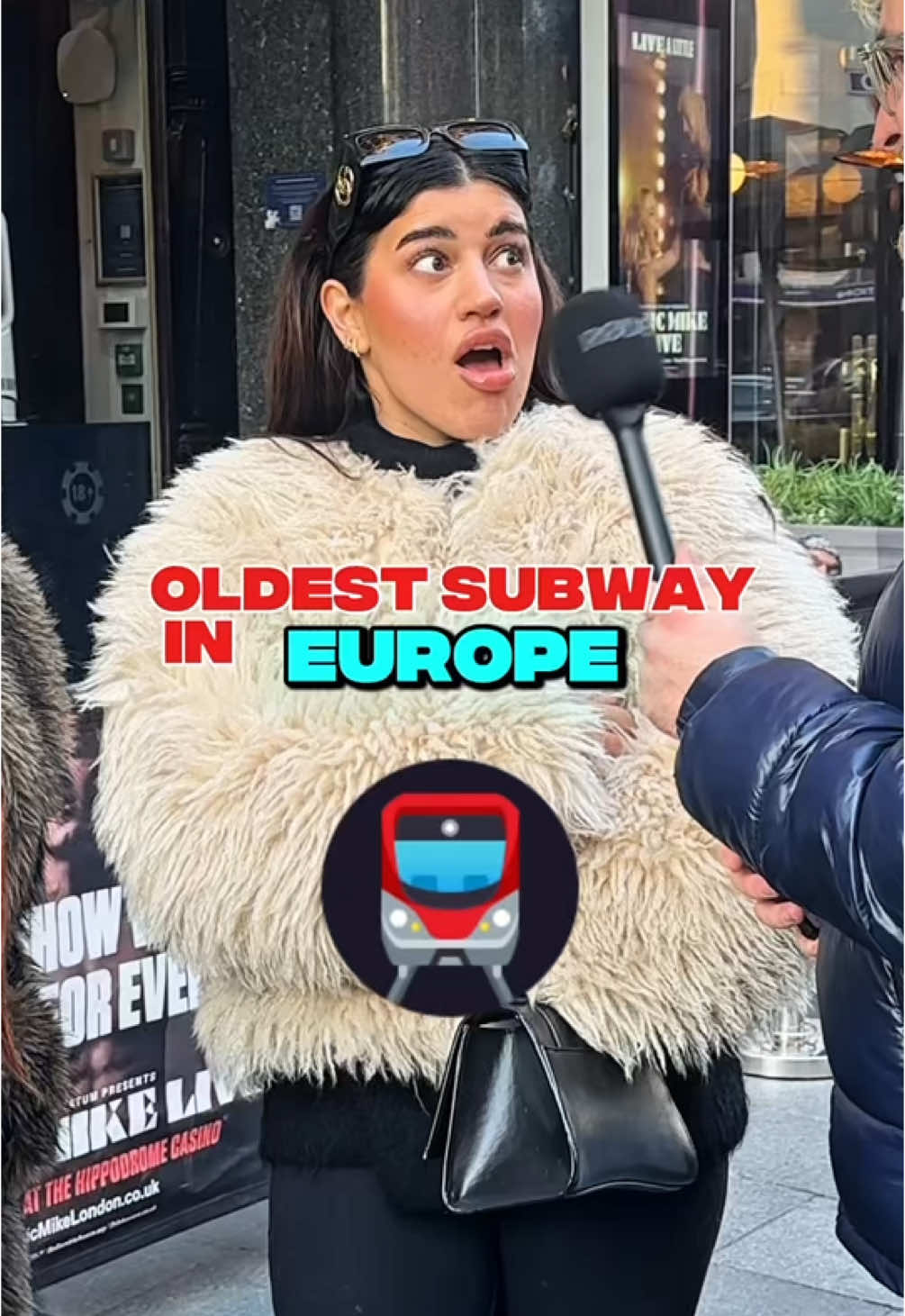 Oldest Subway in Europe! 🚇🤯(trains not shop) #trivia #subway #london #quiz #smallestcity 