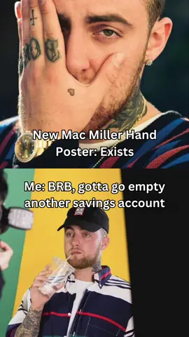 Link in my showcase #macmiller #rap #hand #poster 