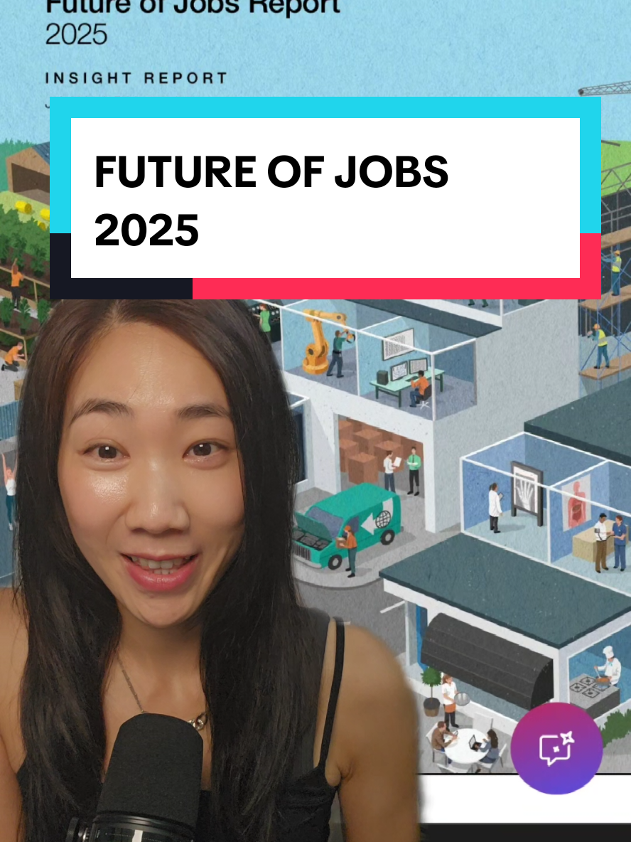 Future or JOBS 2025 Report by World Economic Forum, let me break it down. #ai #artificialintelligence #futureailab #nataliechoprasert #brandnat #jobs #businessautomation #aiautomation #work #corporate