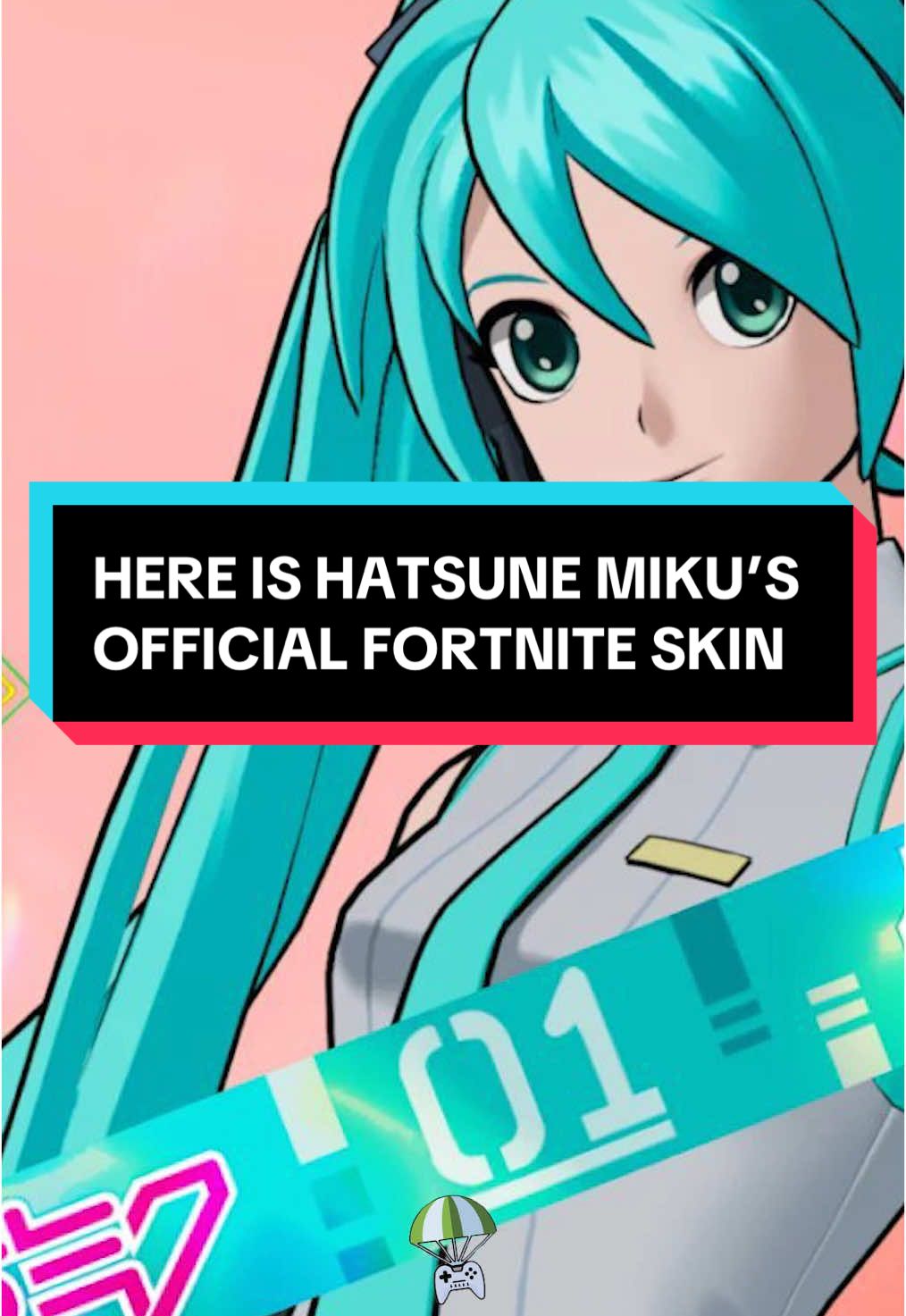 MIKU MIKU BEAM! #fortnite #fortniteskins #fortnitebr #GamingOnTikTok #hatsunemiku 