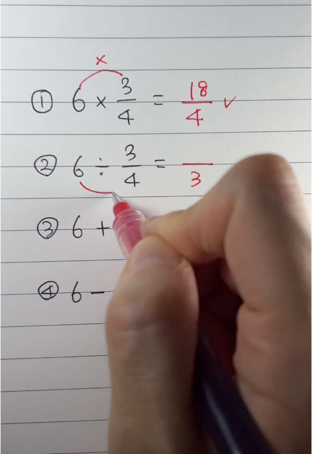 How to calculate fractions fast ?! #fractions #mathtips #mathtutor #learnmath #math #mathematics #newmathworld 