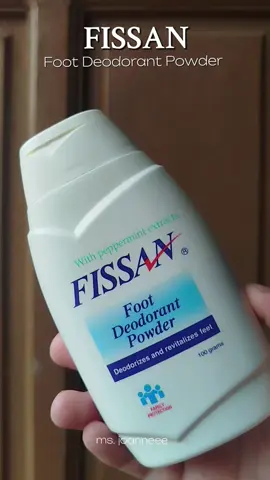 Fissan Foot Deodorant Powder keeps our feet feeling fresh, dry and revitalized; tagal ang baho ng paa mo dito plus pwede rin ito sa mga bata super bango pa ng fissan🥹🫶 #fissan #footdeodorant #naturaldeodorant #naturaldeodorantthatworks 