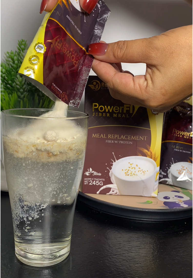 Masarap na, Healthy pa ang FIBER MEAL na to #powerfitfibermeal #powerfit #mealreplacement #fibermeal #tiktokfood #fyp 