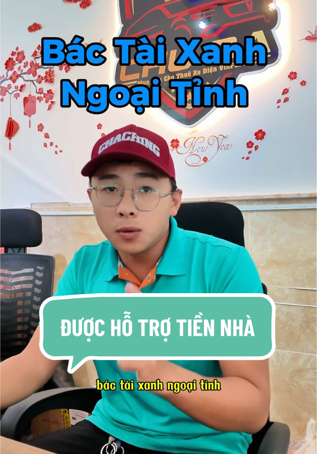 Anh em bác tài ngoài tỉnh đăng ký xanh sm đợt này được hỗ trợ tiền nhà ở kv HCM và HN nha ae #BacTaiXanh #Bactaixanh5tot #XanhSM #XanhCreator #chubalangthang #ecochuba 