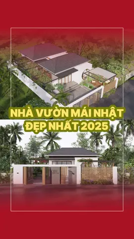 Nhà cấp 4 sân vườn cực đẹp phải xây 2025. #nhacap4 #nhavuon #nhagaclung #homestay #gonic 