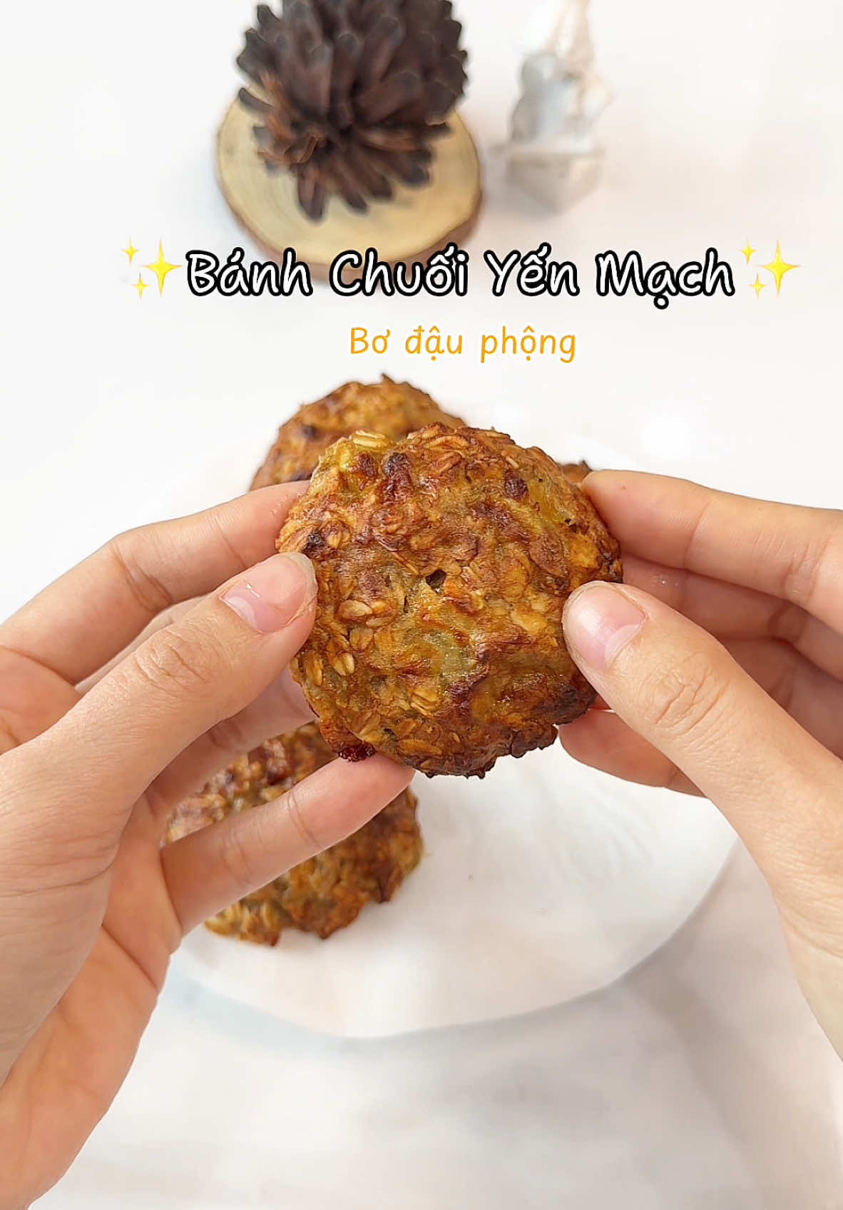 Bánh chuối yến mạch bơ đậu phộng 🍌🍌 #kiugiamcan #healthy #eatclean #oats #oatrecipe #yenmach #banhchuoiyenmach #bananaoatmeal #fyp #LearnOnTikTok #xuhuong #xuhuong2024 #viral #trending 