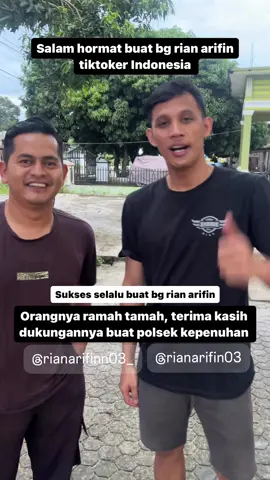 Bg Rian Arifin ni tiktoker Indonesia. Ramah tamah kali bg rian arifin🙏🏻🙏🏻 @Rian Arifin  @Rian Arifin  #fyp  #viral  #tiktokindonesia 