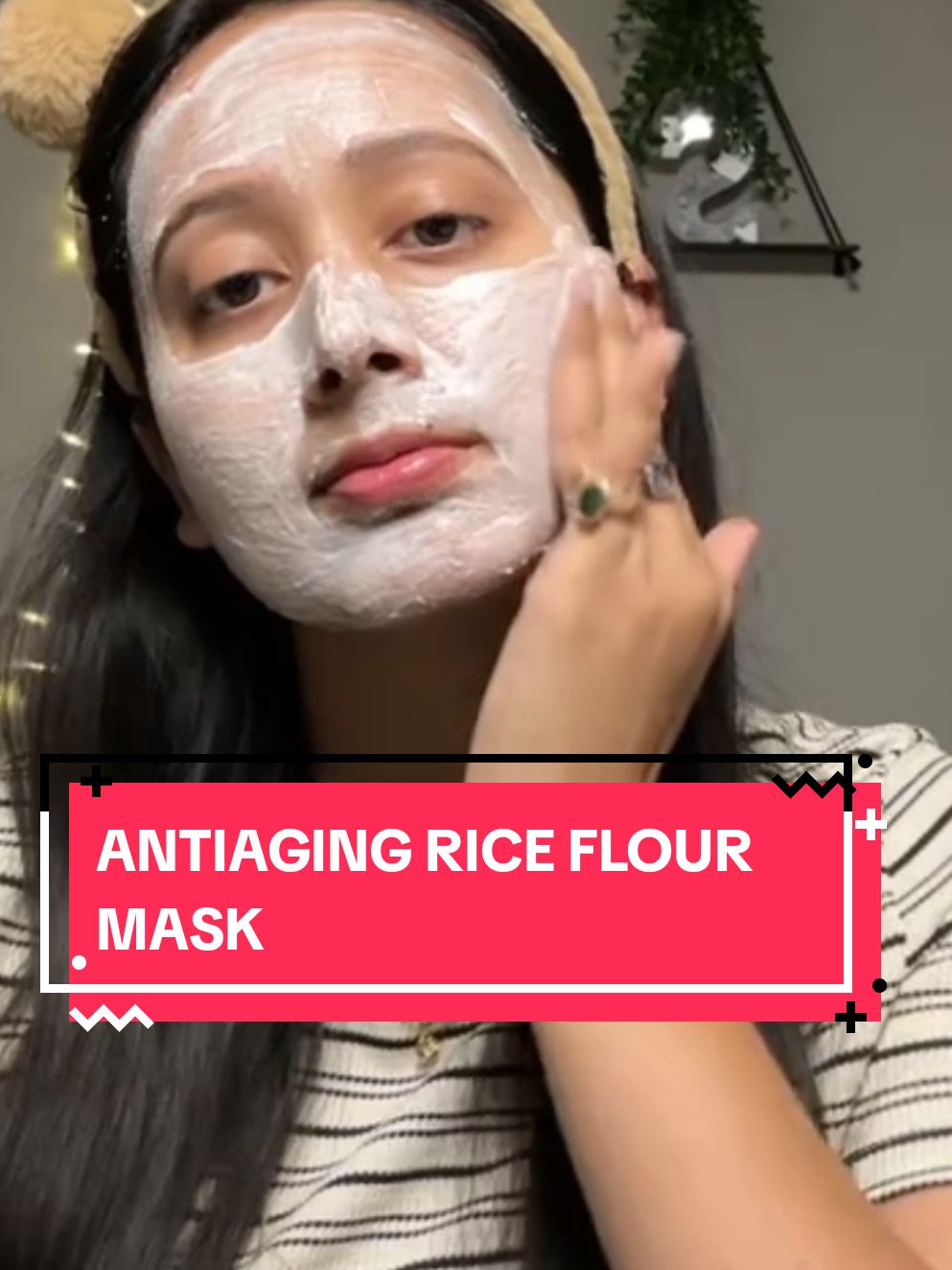 Rice flour face mask for glass skin. How to achieve glass skin How to make rice mask  #skin #skincare #facemask #ricemask #antiaging #antiwrinkle #ricemask #naturalrecipes #naturalRemedies 