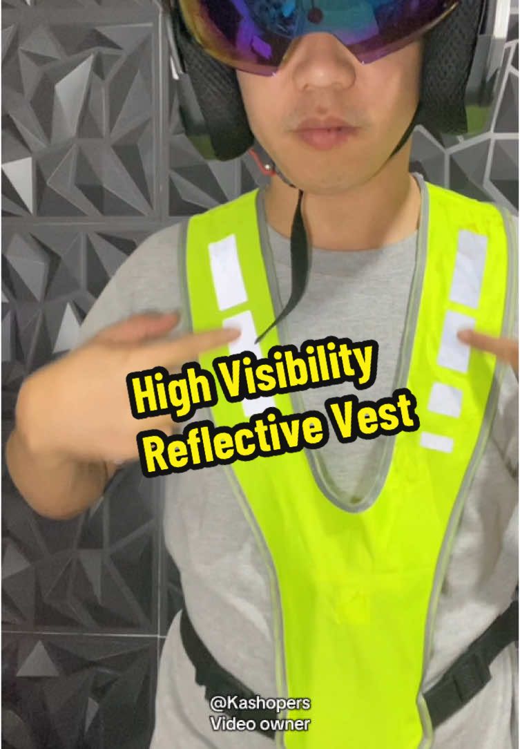 Dagdag Porma Safe kapa sa Daan👌😎🔥 #reflectivevest #vest #motorcyclevest #highvisibility#motorcycle #riders #moto 