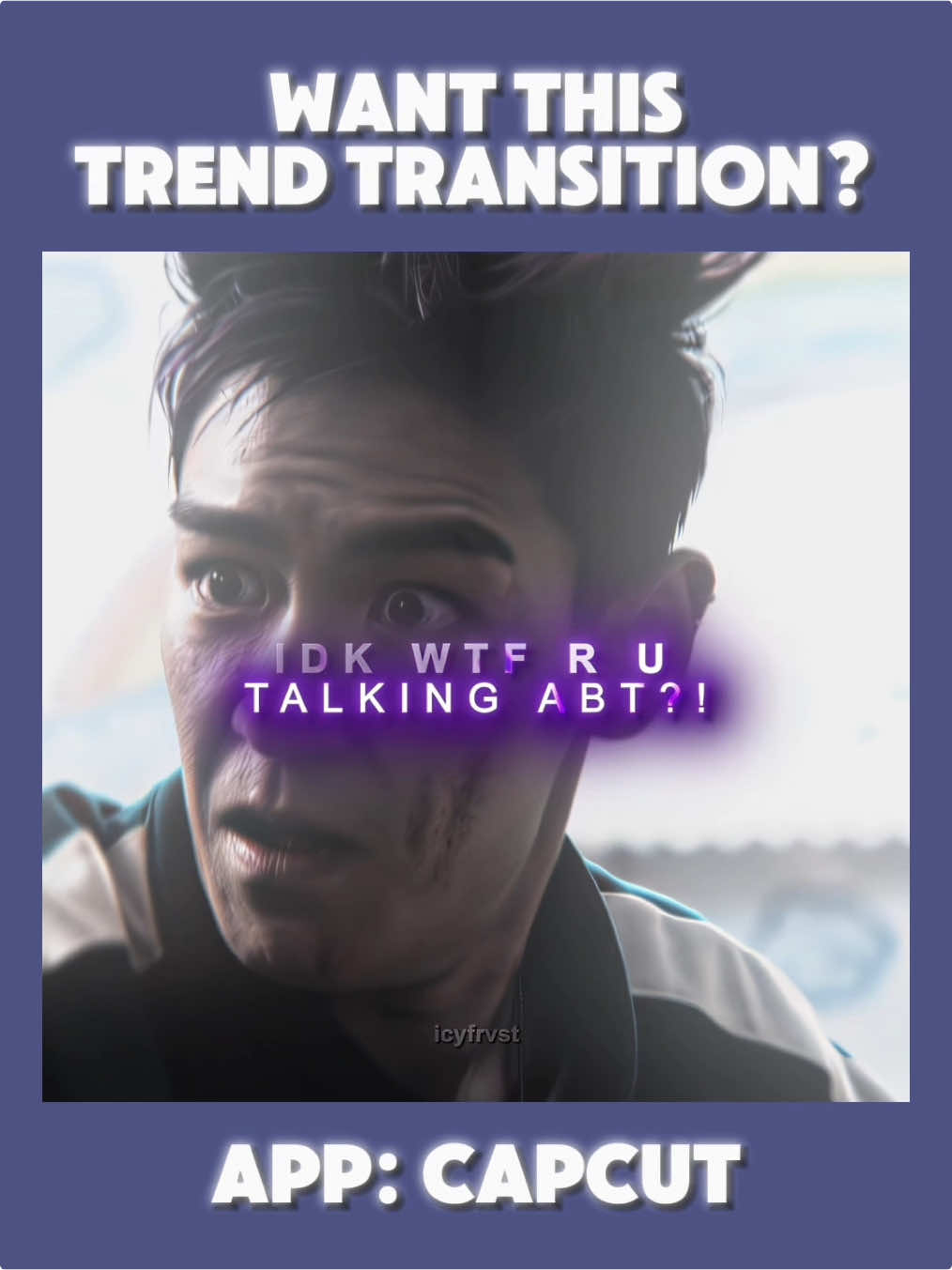 trend transition tutorial on capcut || #capcut #capcuttutorial #editingtutorial #areyouaneditor #edit #capcutpioneer #thanos #squidgame  intro edit credits: @icyfrvst / frank ❄️  ‧ disclaimer: i do not own the rights to the edit used in the intro and use it only for illustrative purposes. all rights belong to the original creators.