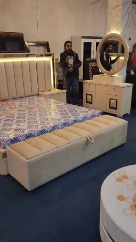 DAH Furniture 0321 6819194 Turkish Style Bed Set Rs 280K #Turkish #bedset #lighting #Furniture #foryou #lahore 