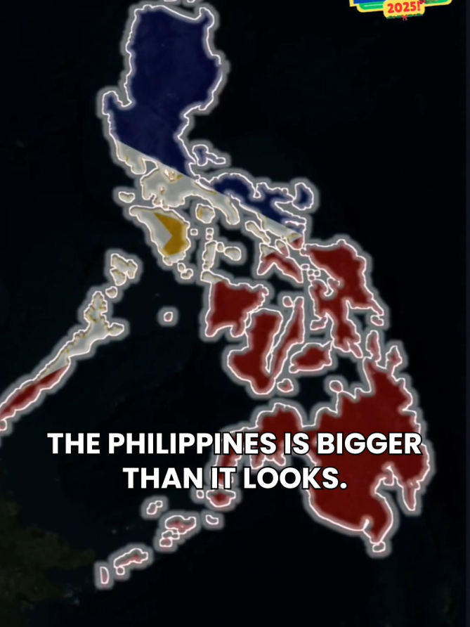 Why The Philippines is Bigger Than You Think 🤔💬 🇵🇭 #fyp #geography #facts