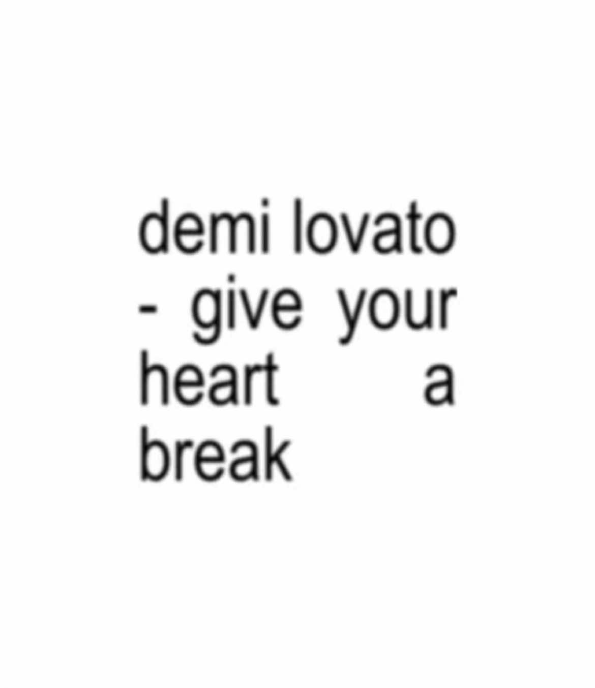 BABY TRY TO UNDERSTANDDD #fyp #foryou #foryoupage #fypシ゚ #demilovato #demilovatogiveyourheartabreak #giveyourheartabreak #edit #audio #lyrics #brat #underrated #viral #disney #disneychannel #2010s 