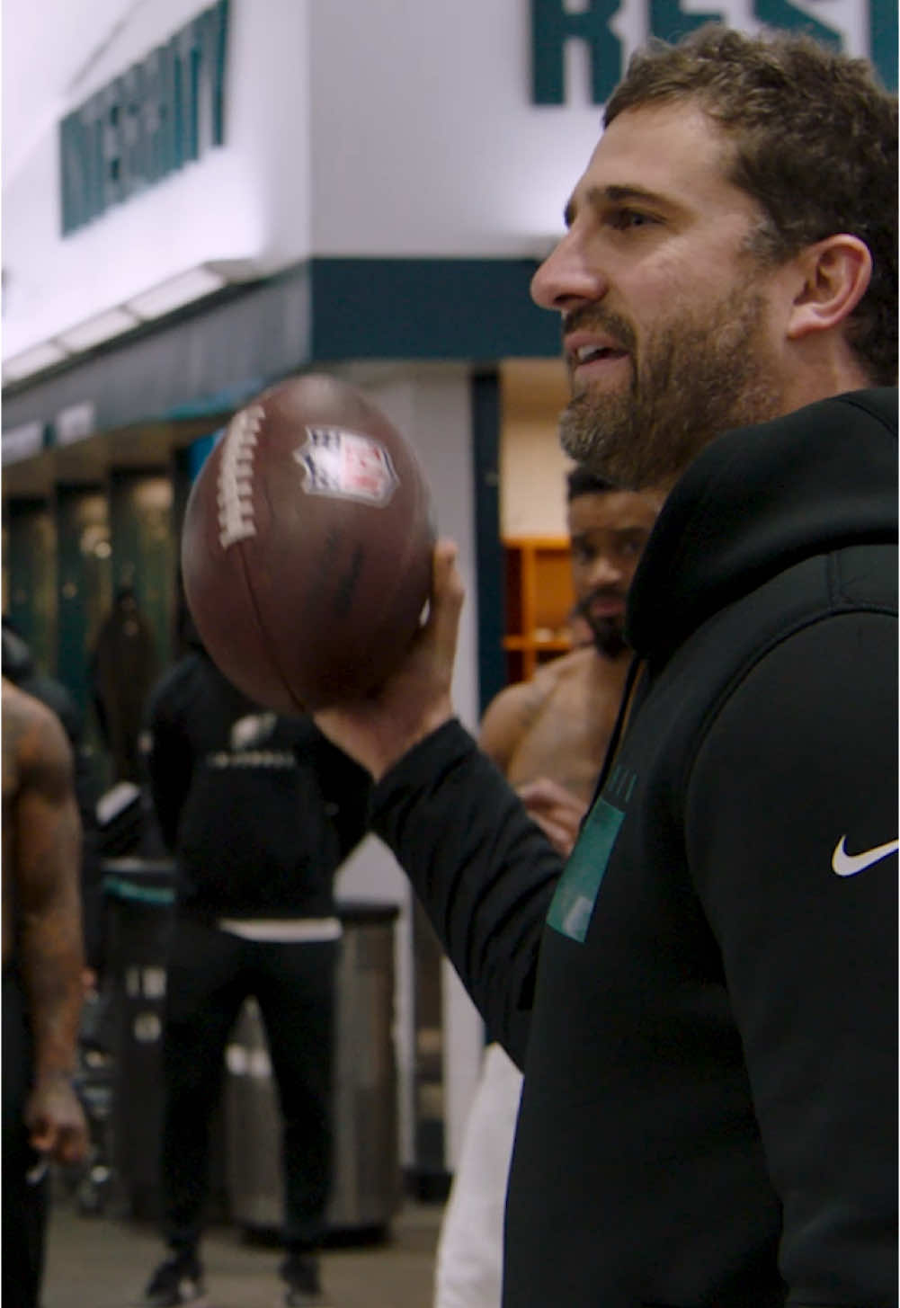 Our identity is our habits 🐶 #eagles #nfl #nicksirianni #victoryspeech 